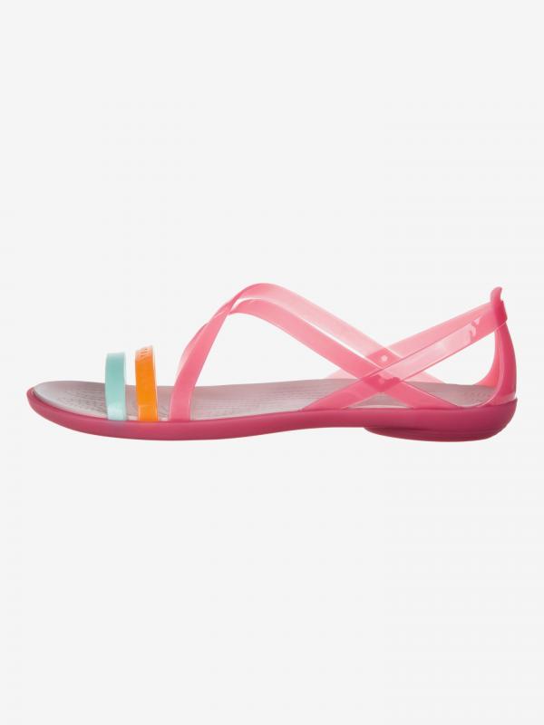 Isabella Cut Strappy Sandále Crocs Růžová