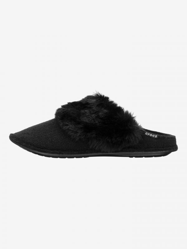 Classic Luxe Pantofle Crocs Černá