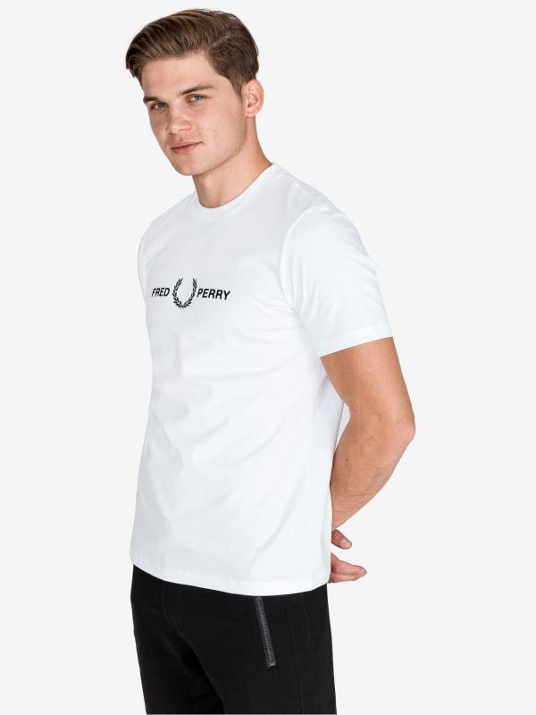 Triko Fred Perry Bílá