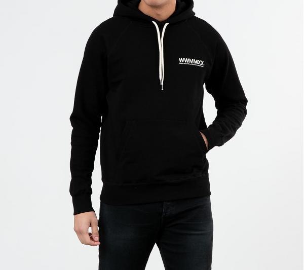 Wood Wood Fred Hoodie Black