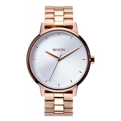 Hodinky Nixon Kensington Rose Gold White