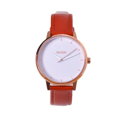 Hodinky Nixon Kensington Leather rose gold / white