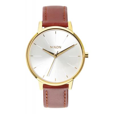 Hodinky Nixon Kensington Leather gold saddle