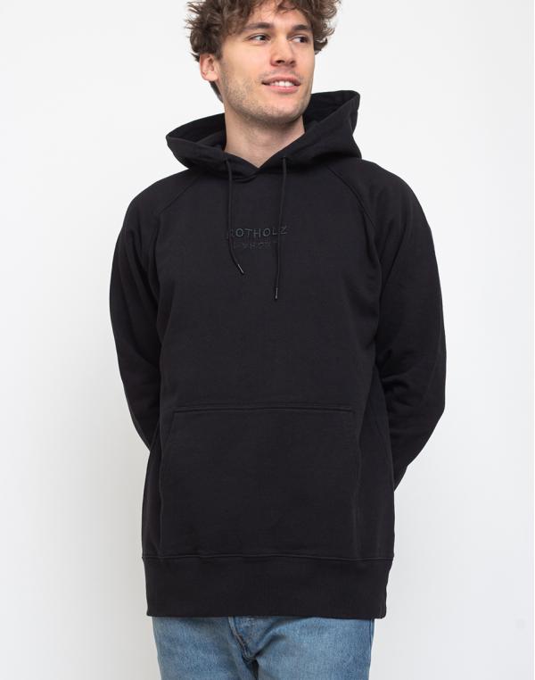 Rotholz Logo Bio Hoodie Black/Black S