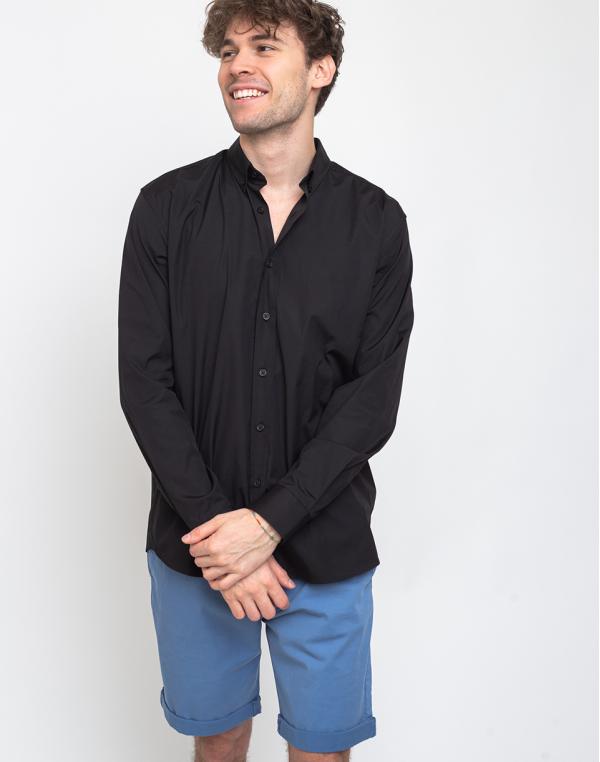 By Garment Makers The Organic Shirt Black L