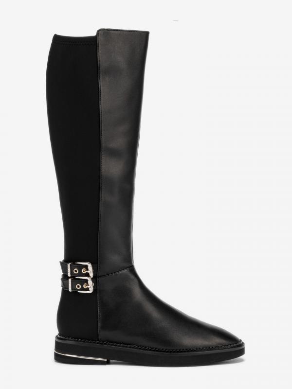 Lena Kozačky DKNY Černá
