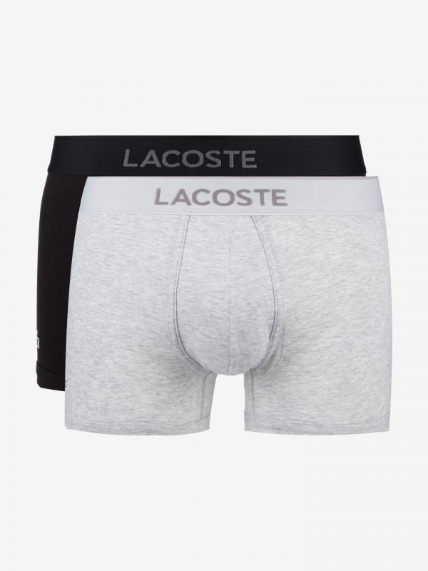 Boxerky 2 ks Lacoste Černá