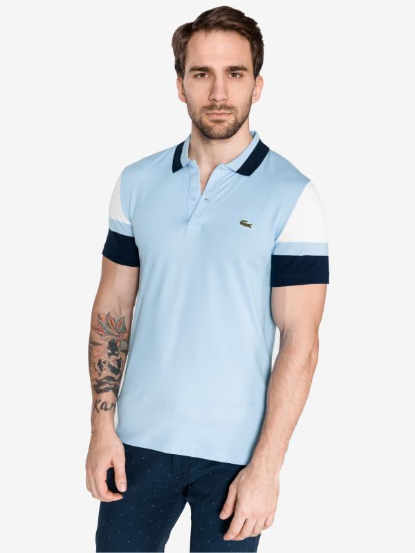 Polo triko Lacoste Modrá
