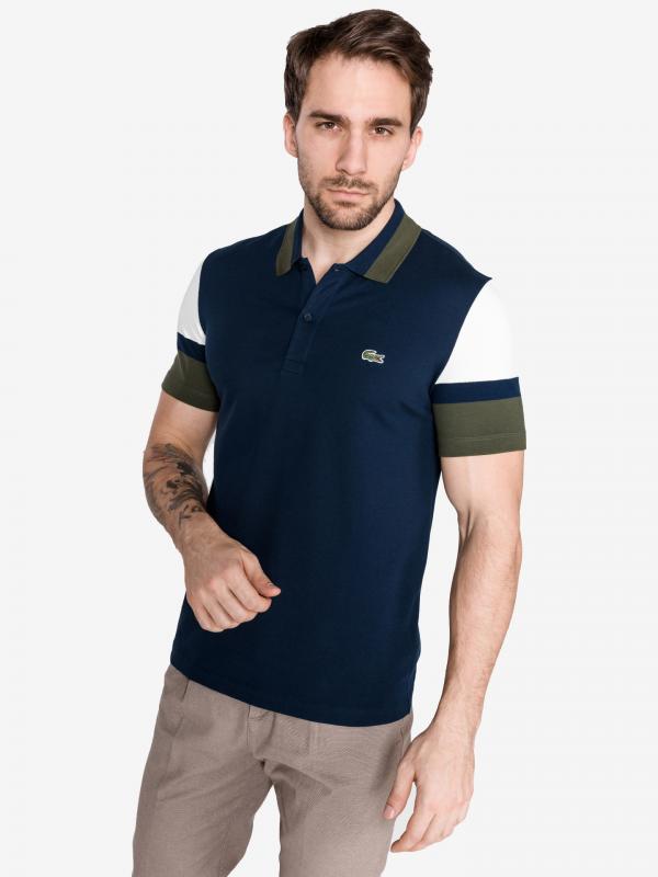 Polo triko Lacoste Modrá
