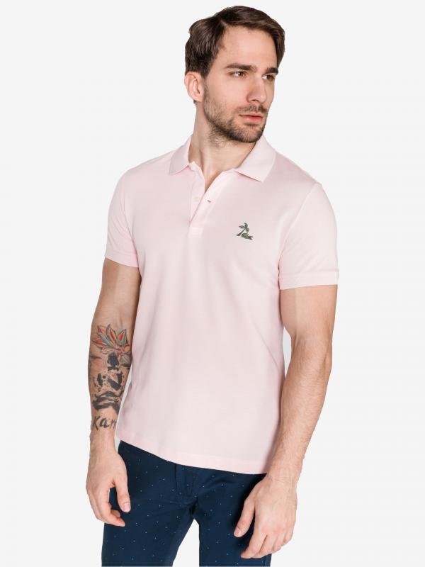 Polo triko Lacoste Růžová