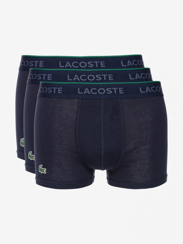 Boxerky 3 ks Lacoste Modrá