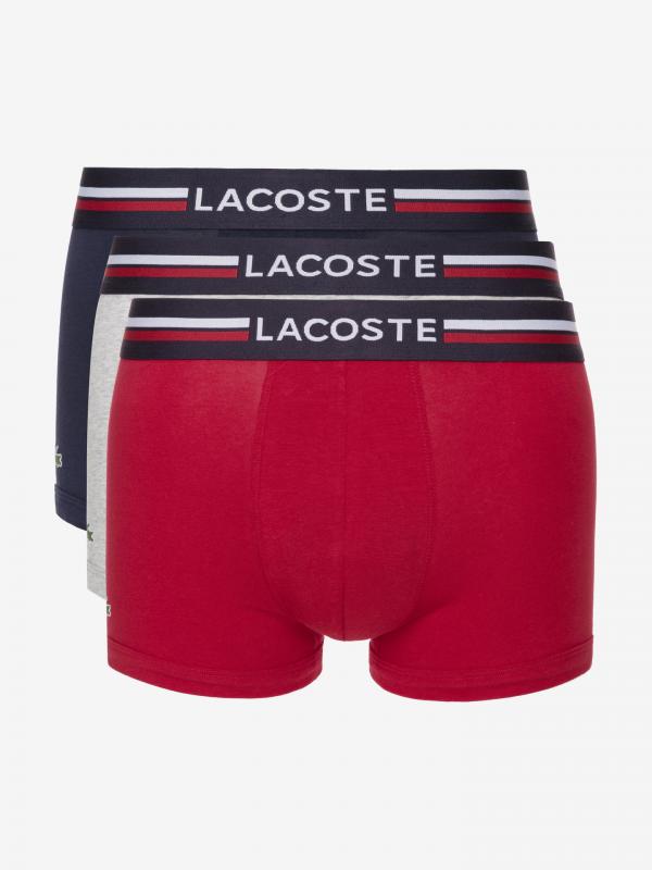 Boxerky 3 ks Lacoste Modrá