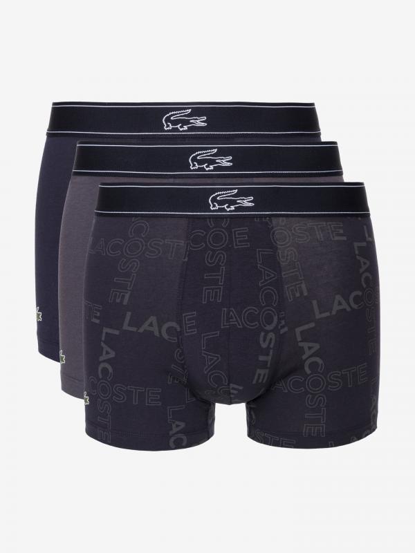 Boxerky 3 ks Lacoste Modrá