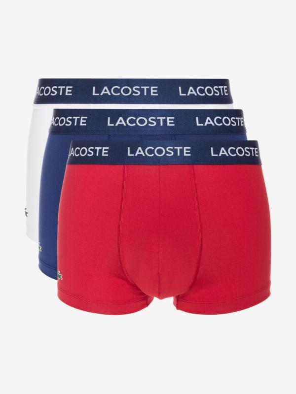 Boxerky 3 ks Lacoste Modrá