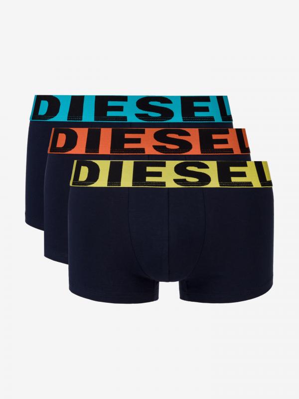 Boxerky 3 ks Diesel Černá