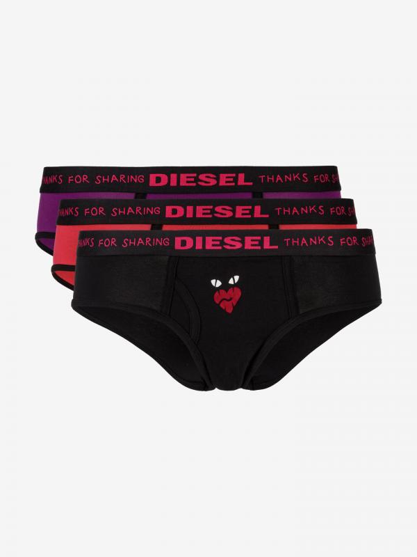 Oxy Kalhotky 3 ks Diesel Černá