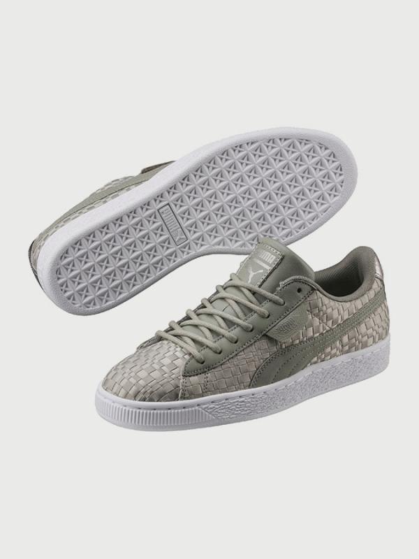 Basket Satin En Pointe Tenisky Puma Šedá
