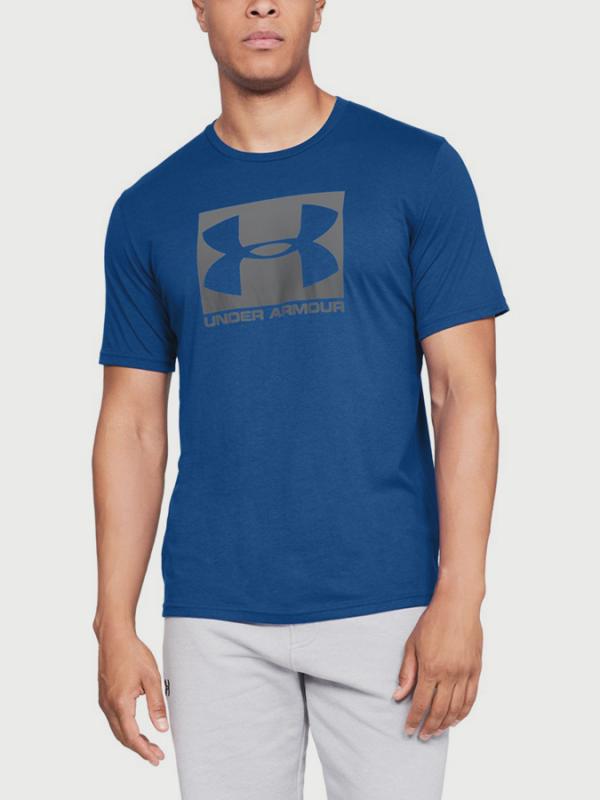 Tričko Under Armour Boxed Sportstyle Ss Modrá