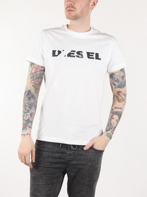 Tričko Diesel T-Diego-Brok Maglietta Bílá