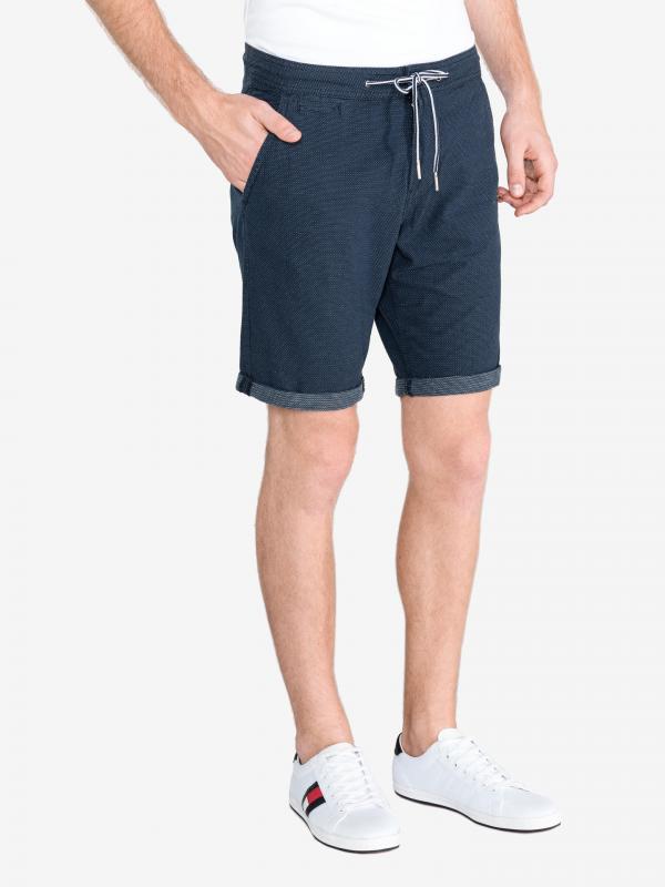 Chino Kraťasy Tom Tailor Denim Modrá