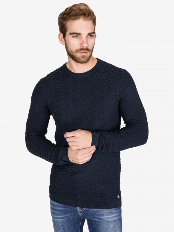 Svetr Tom Tailor Denim Modrá