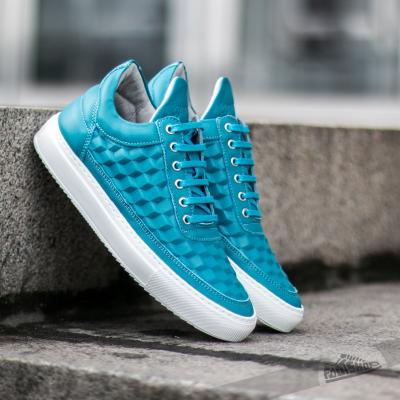 Filling Pieces Low Top 3D Cubic Turquoise