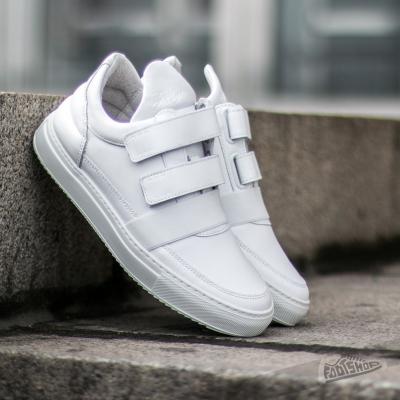 Filling Pieces Low Top Double Strap All White