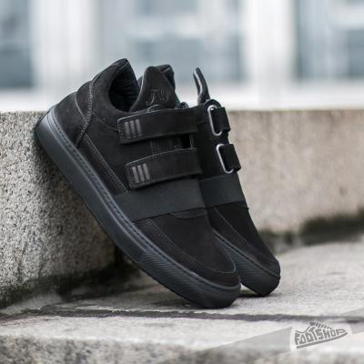 Filling Pieces Low Top Double Strap All Black