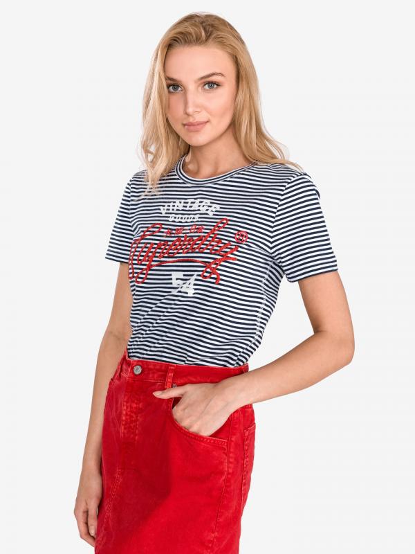 Triko SuperDry Modrá