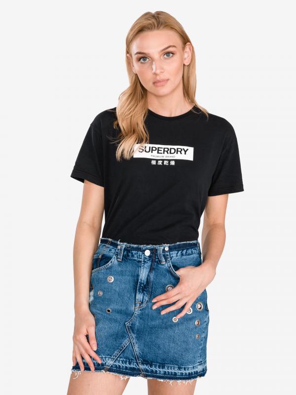 Triko SuperDry Černá
