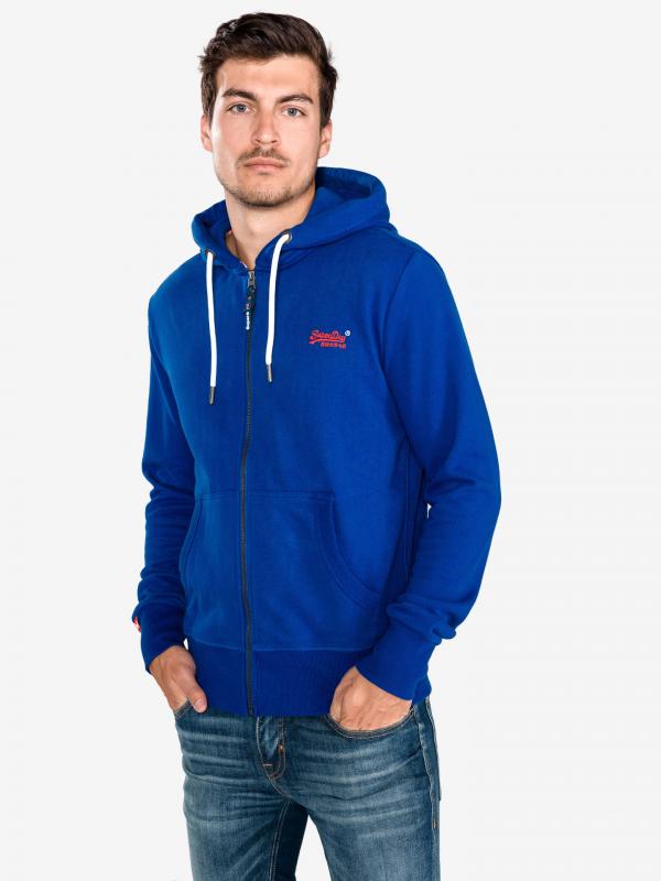Mikina SuperDry Modrá