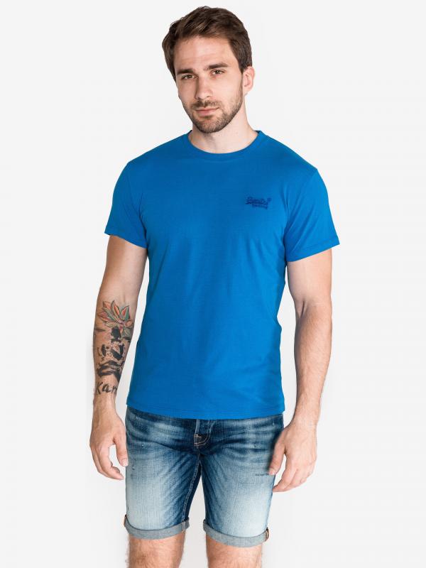 Triko SuperDry Modrá