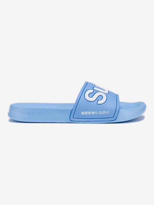 Pantofle SuperDry Modrá