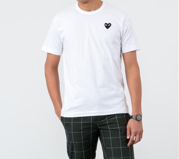 Comme des Garçons PLAY Tee White