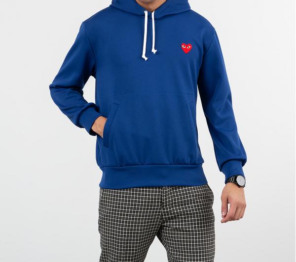 Comme des Garçons PLAY Hoodie Blue