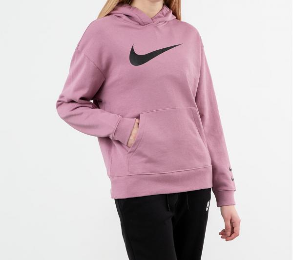 Nike Sportswear Swoosh Ft Hoodie Plum Dust/ Black