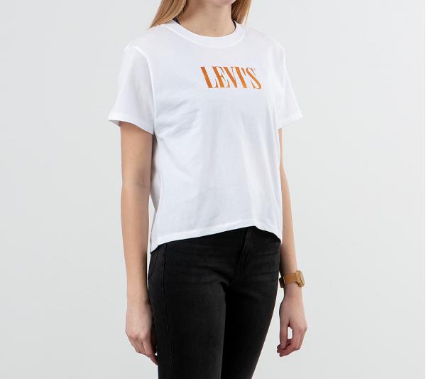 Levi's® Graphic Varsity Tee White