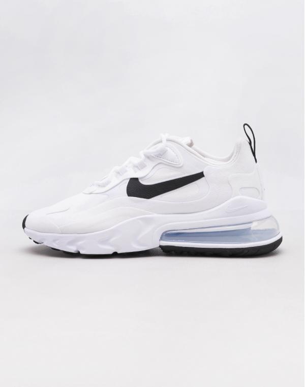 Nike Air Max 270 React White/ Black - Metallic Silver 38