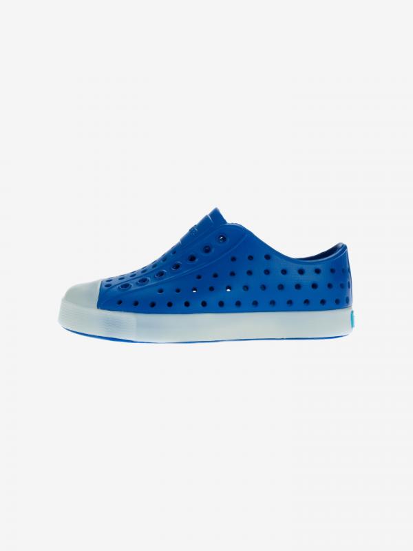 Jefferson Glow Slip On dětské Native Shoes Modrá