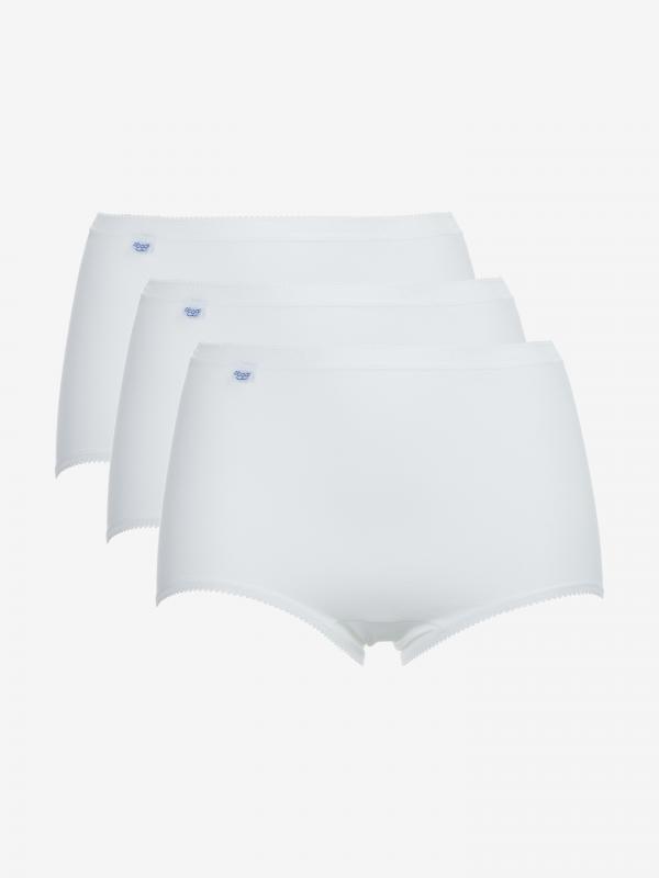 Basic+ Kalhotky 3 ks sloggi Bílá