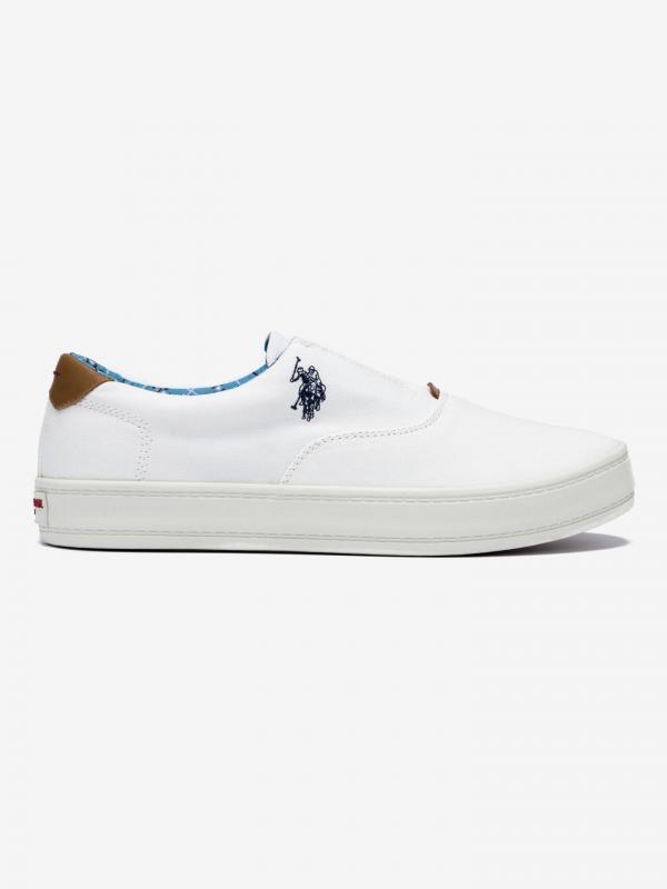 Flag Slip On U.S. Polo Assn Bílá