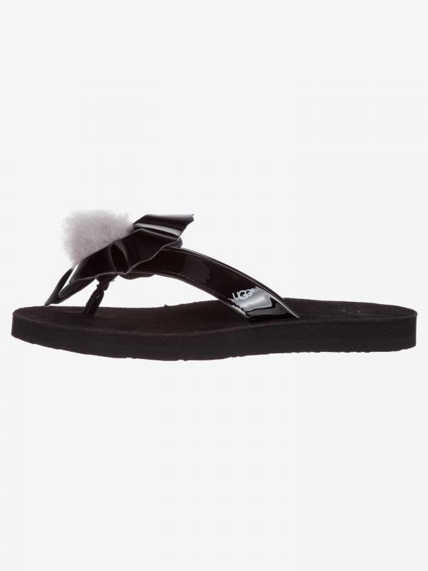 Poppy Žabky UGG Černá