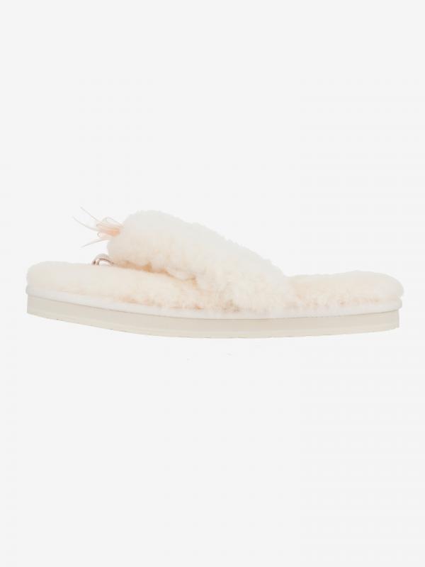 Fluff III Žabky UGG Bílá