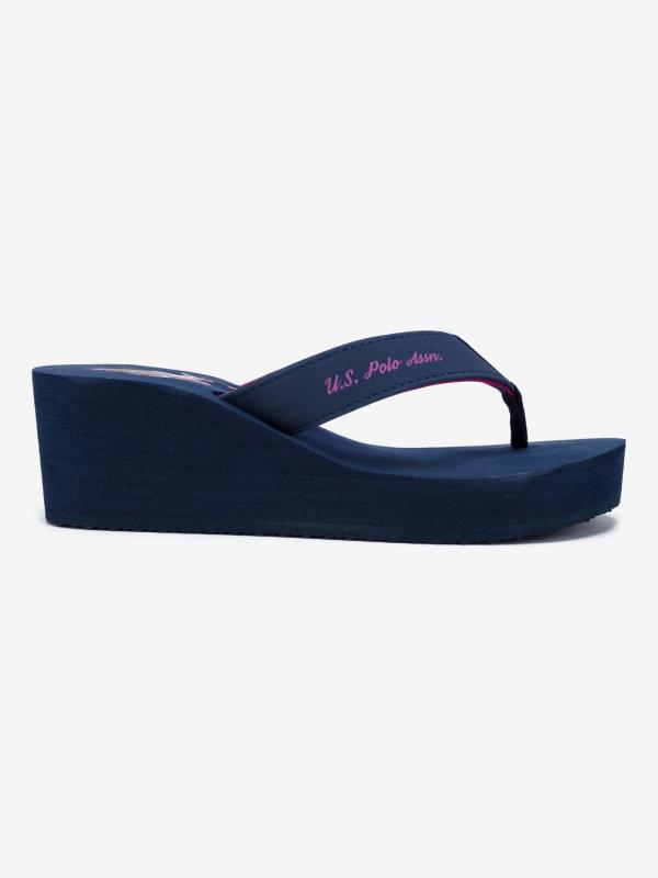 Tansy1 Žabky U.S. Polo Assn Modrá