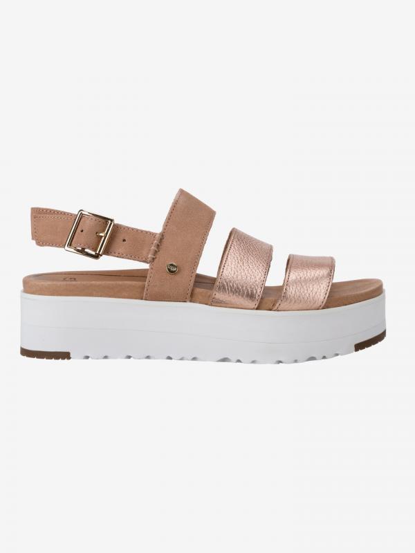 Braelynn Metallic Sandále UGG Hnědá