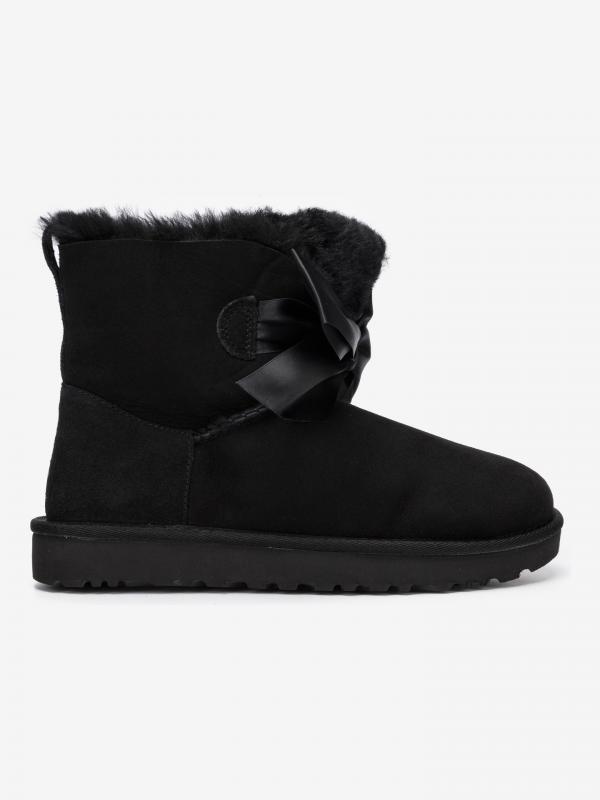 Gita Bow Mini Sněhule UGG Černá