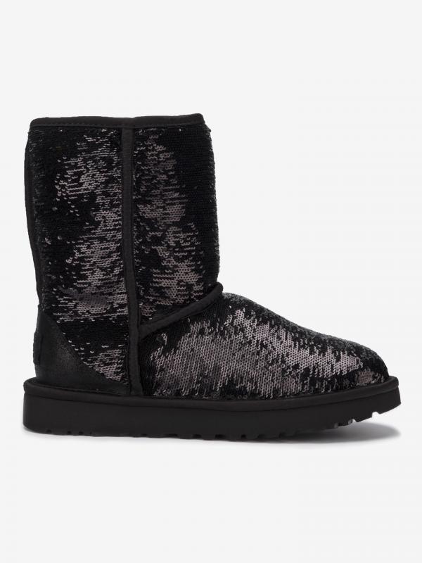 Classic Cosmos Sequin Sněhule UGG Černá