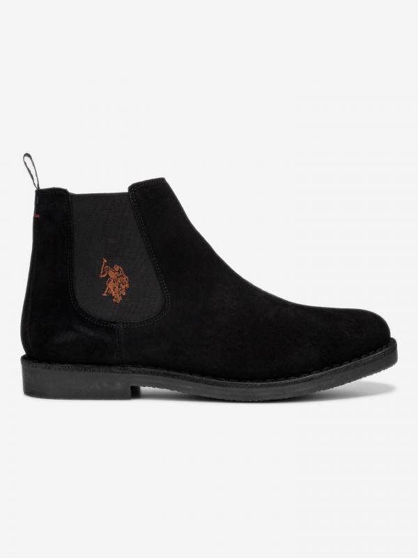 Faust7 Kotníková obuv U.S. Polo Assn Černá