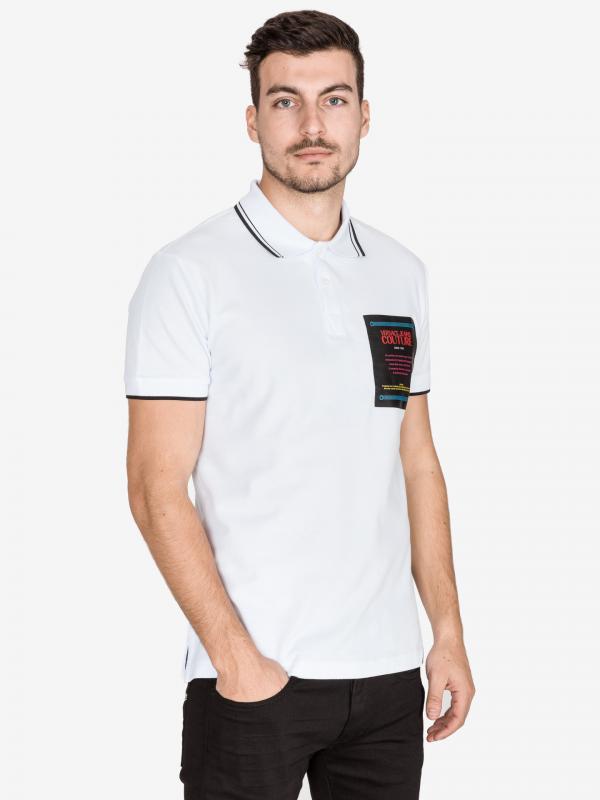 Polo triko Versace Jeans Couture Bílá