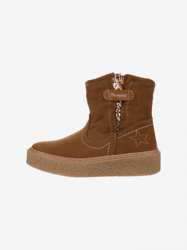 Crepe Bootie Kotníková obuv dětská Wrangler Hnědá
